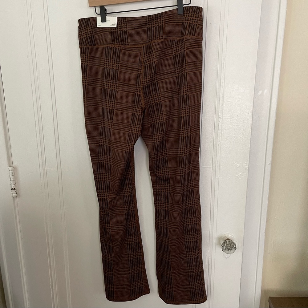 Maurices houndstooth high rise flared pants